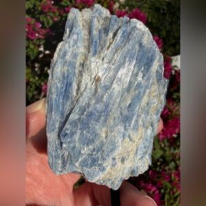Kyanite Rock on Stand